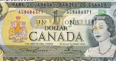 سعر الدولار الكندي