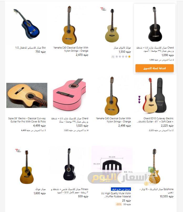 أسعار الجيتار في مصر 