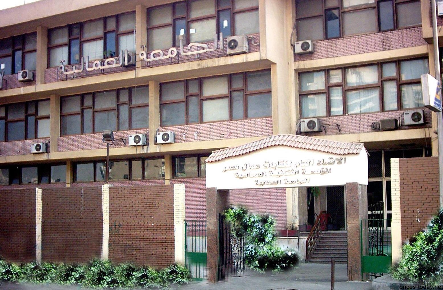 مصاريف الجامعة العمالية