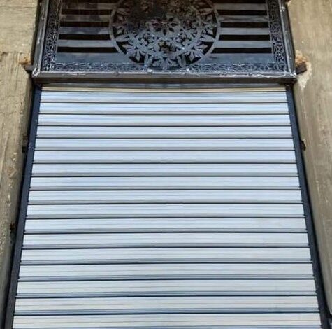 اسعار ابواب المحلات الصاج