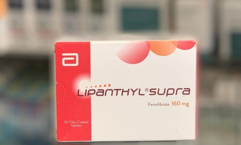 سعر دواء ليبانتيل سوبرا أقراص lipanthyl supra tablets